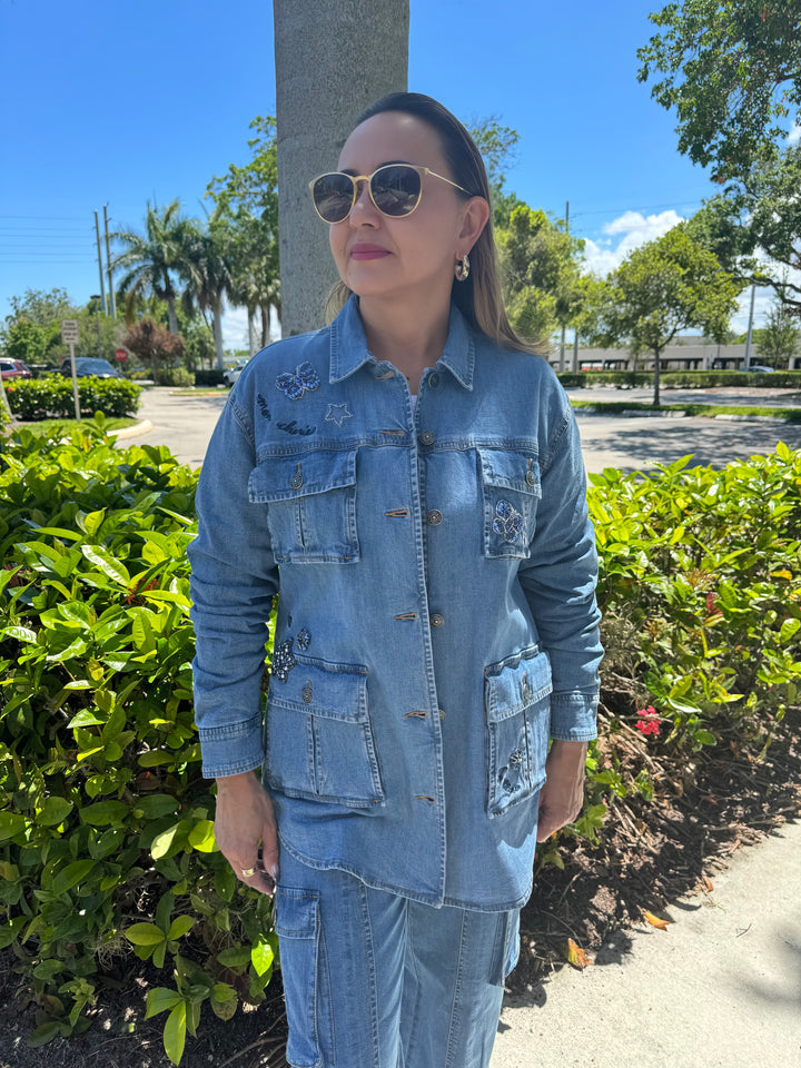 Cinq a Sept Vera Denim Jacket - Light Wash