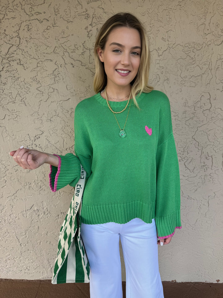 Kerri Rosenthal Summer Sweater - Green