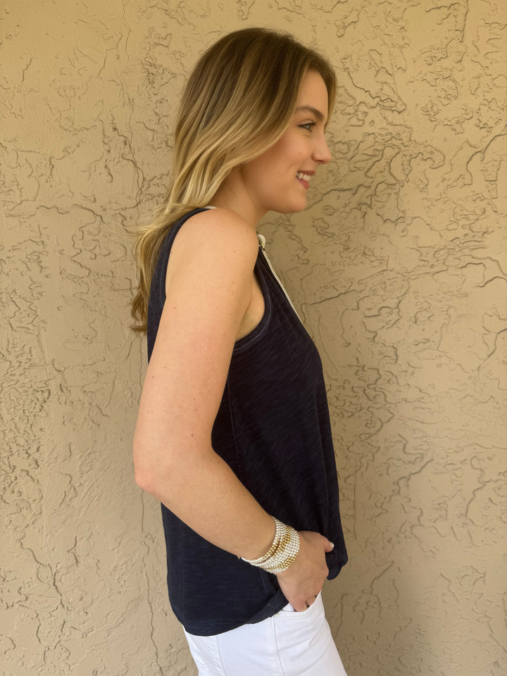 Elliott Lauren Tank Top - Navy