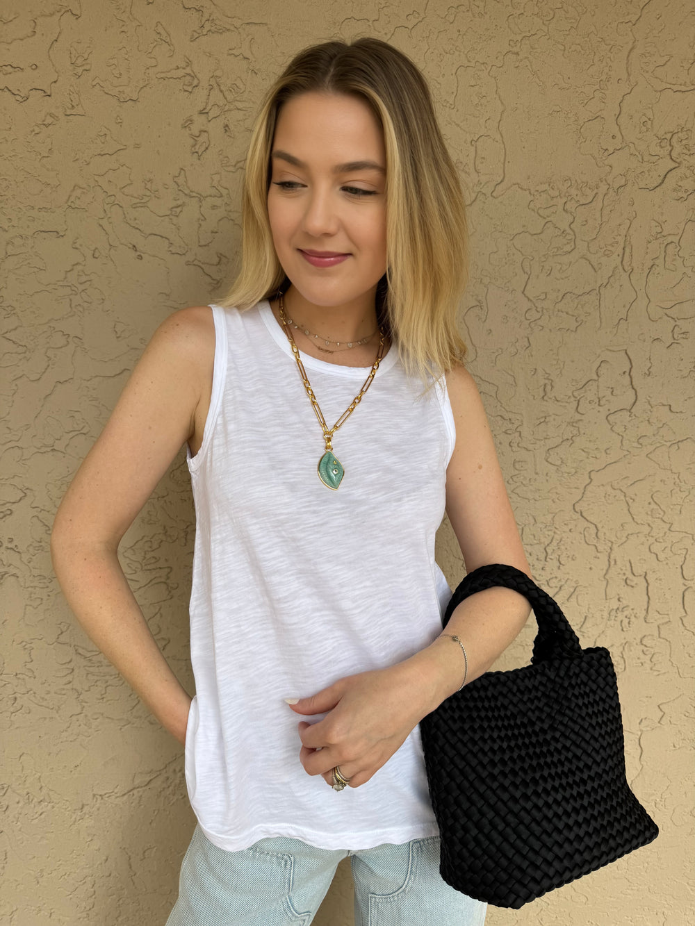 Elliott Lauren White Tank Top