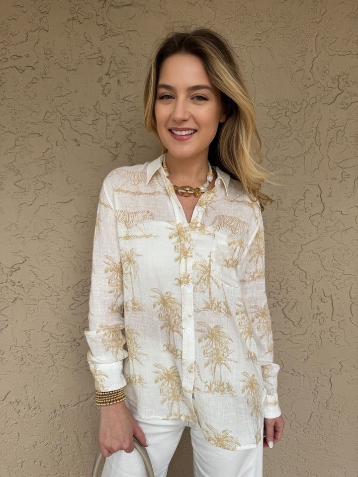 Rails Charli Long Sleeve Shirt - Wild Bengals