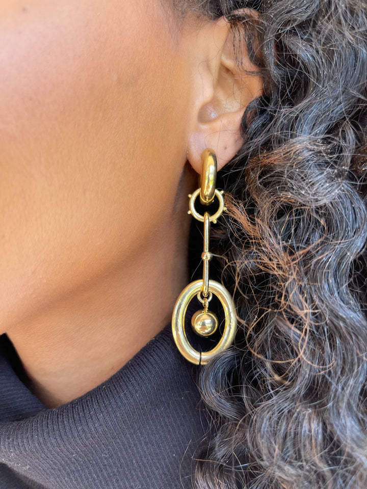 Paula Rosen Vanessa Overlay Earring