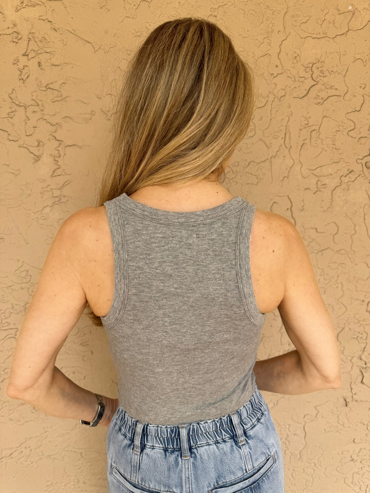 Sundays Mick Tank - Heather Grey