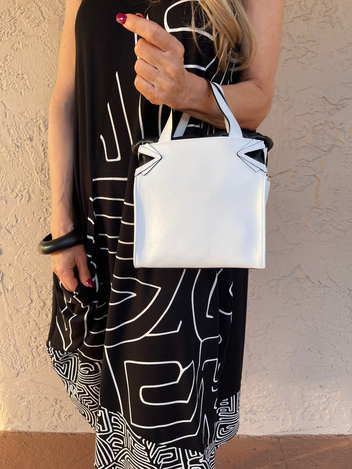 GG Maull Heroine Tote Bag in Black/White available at Barbara Katz