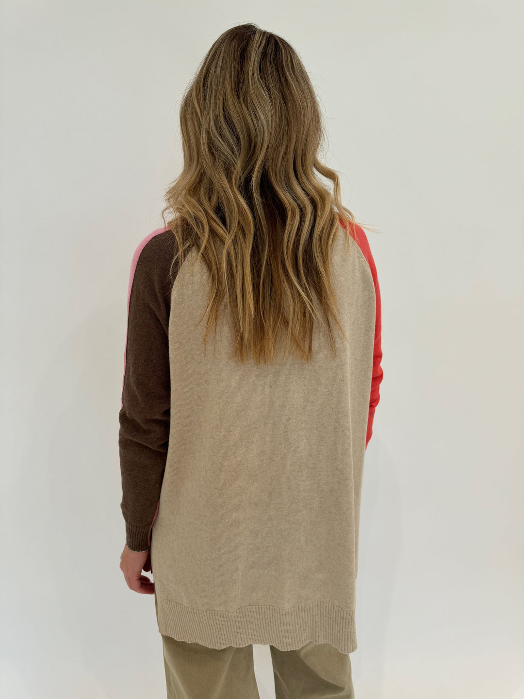 Zaket & Plover College Cardigan in Cookie available at Barbara Katz