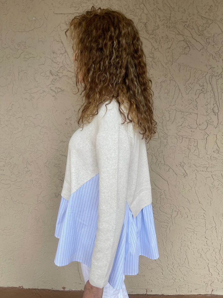 Oui Long Sleeve Sweater Shirt