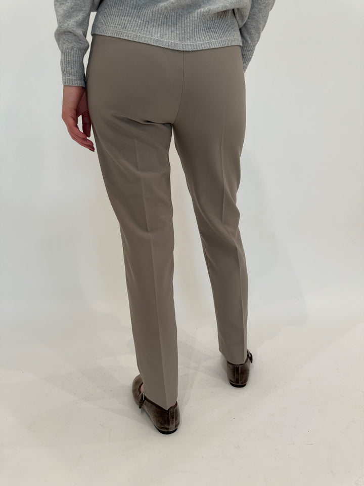 D.Exterior EW Straight Leg Trouser in Visone available at Barbara Katz