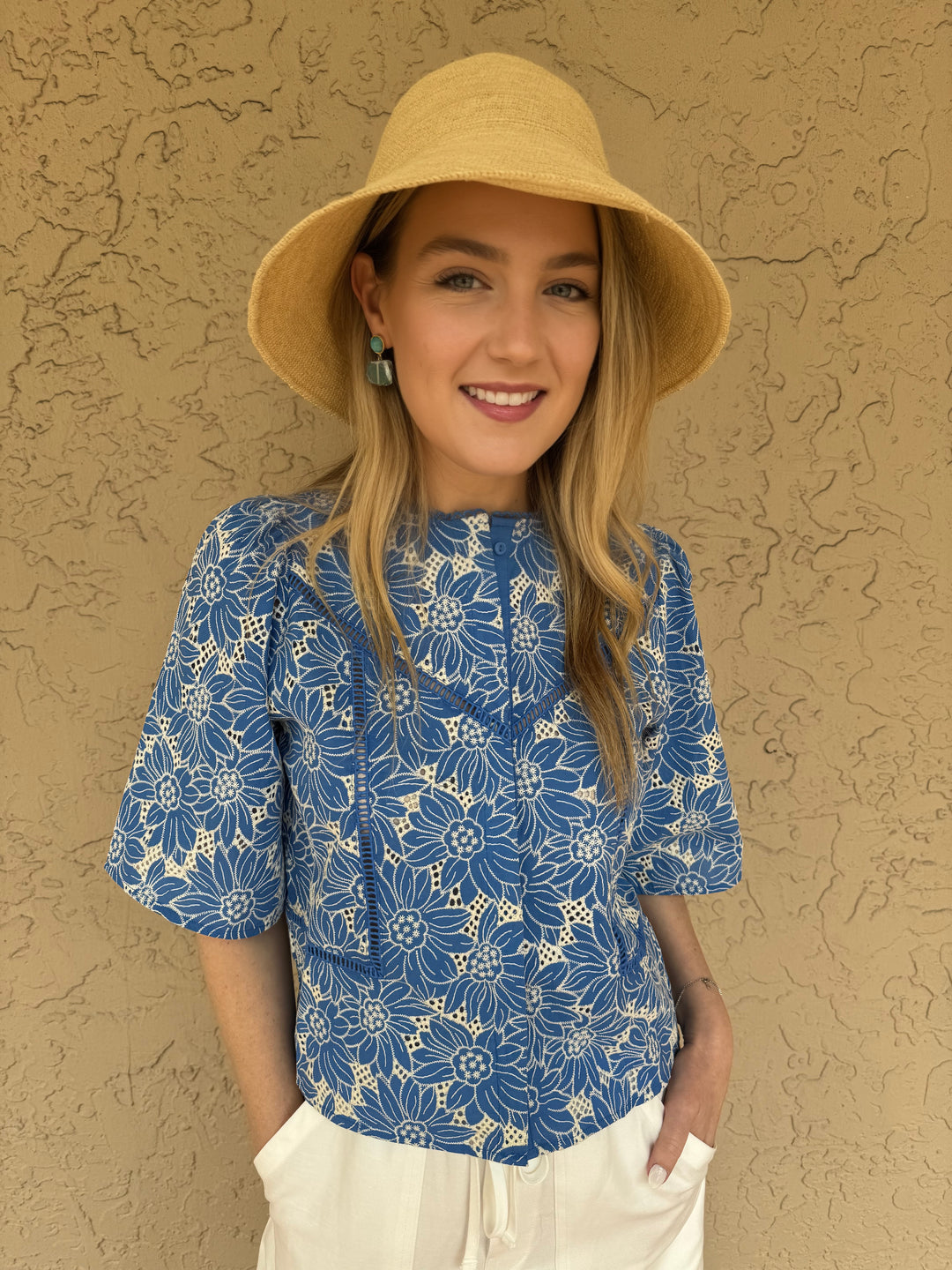 Janessa Leone Teagan Bucket Hat & Suncoo Liam Top