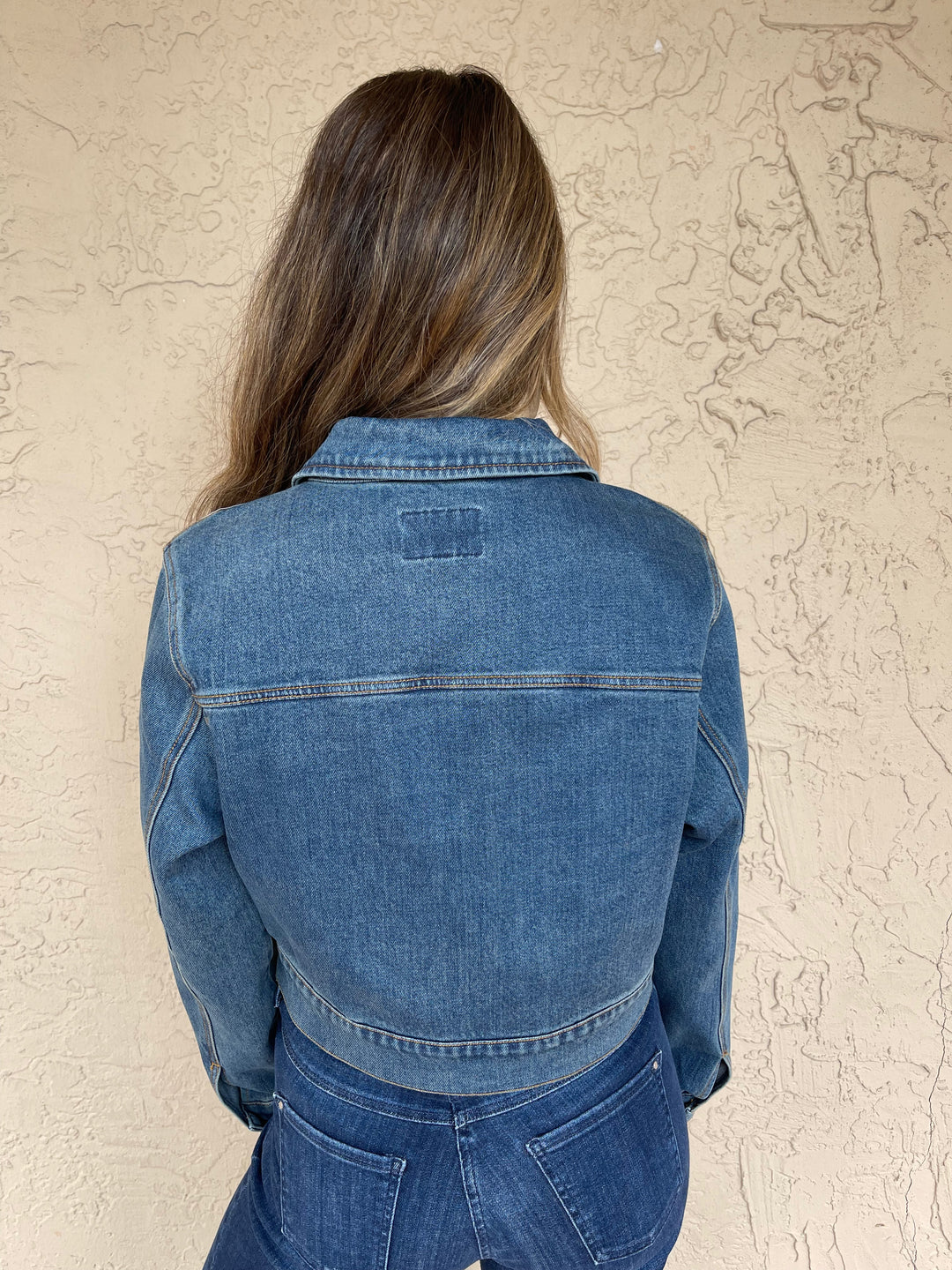 Nyra Zip Denim Jacket