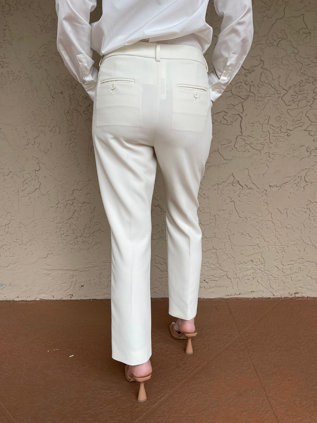 Max Mara Weekend Rana Long Trouser - White