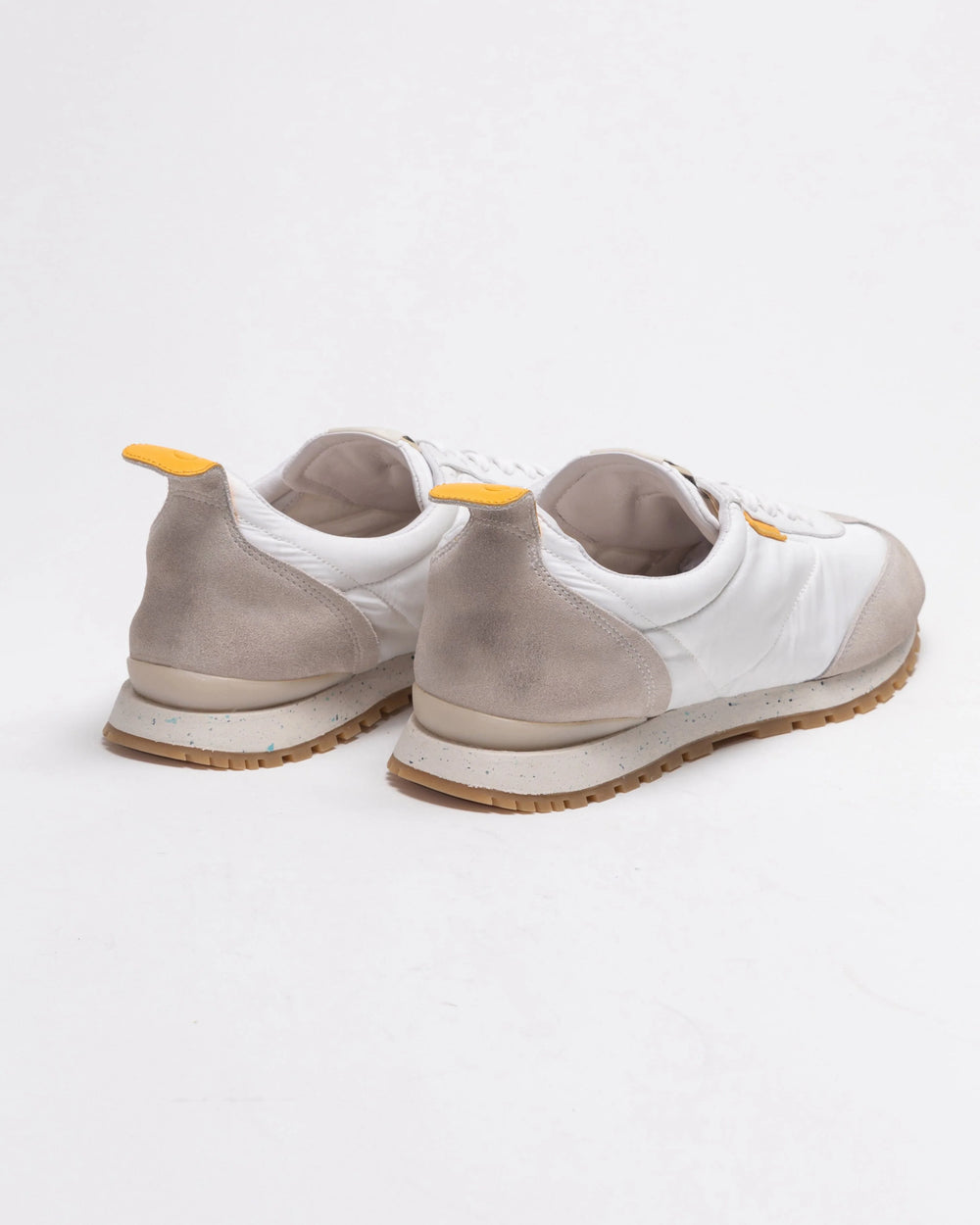 Oncept - Tokyo Sneaker in white cloud is a great addition to your everyday sneaker collection. These sustainable water resistant nylon, chrome free suede, re-speckled midsole and tencel twill linings add the conscious effort to your wardrobe.