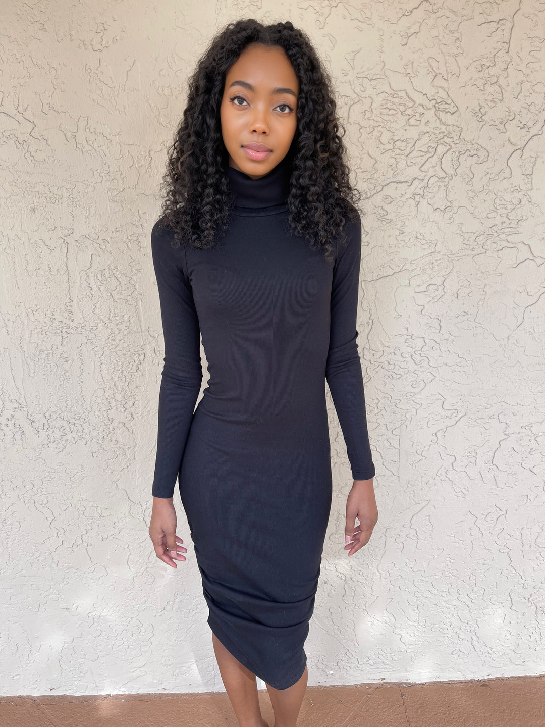 Stateside Rib Bodycon Midi