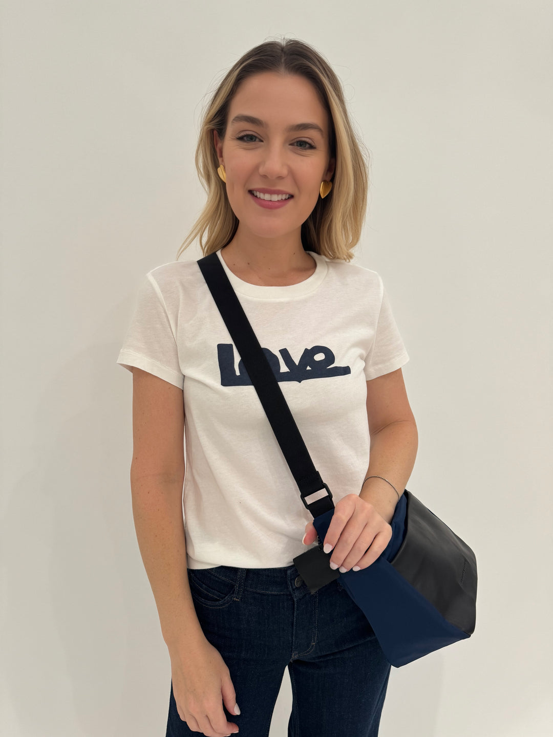 Kerri Rosenthal Suke Love Lines Tee in White