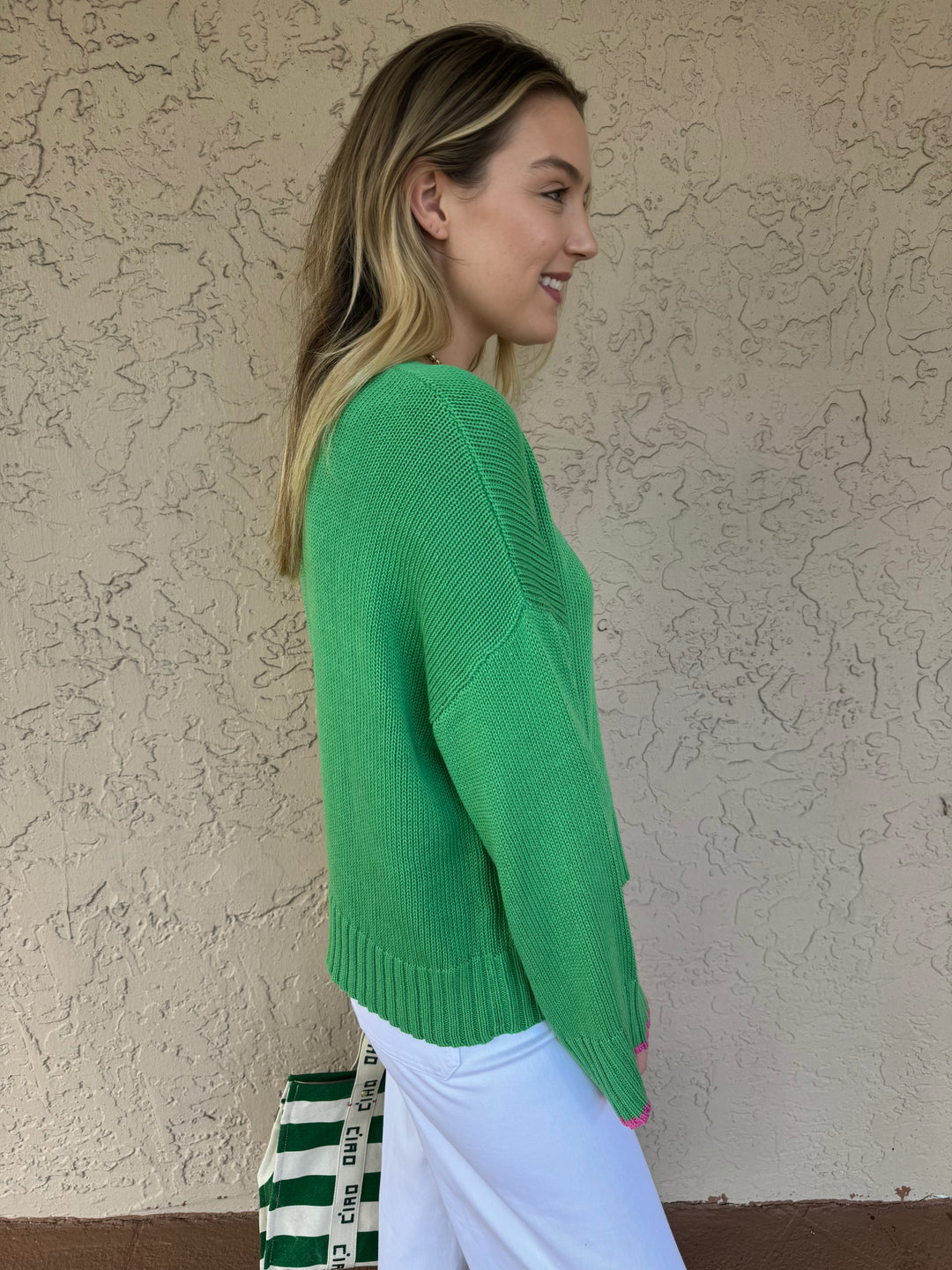 Kerri Rosenthal Summer Sweater - Green