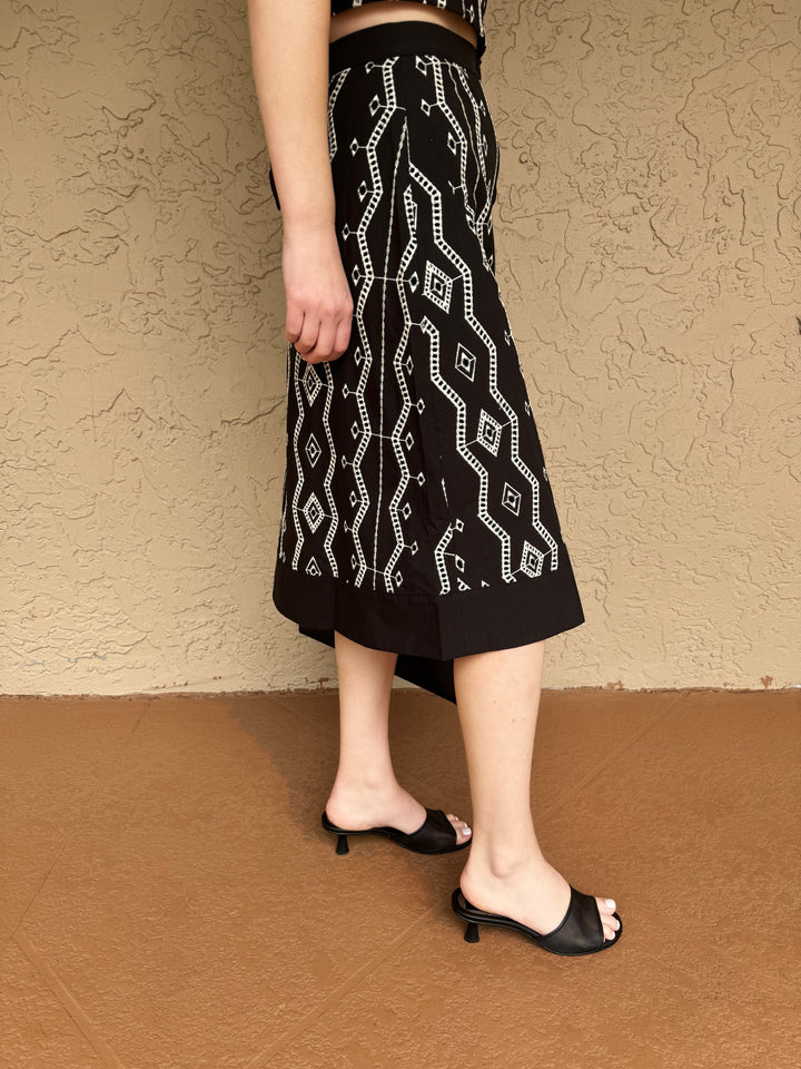 Suncoo First Midi Flared Skirt