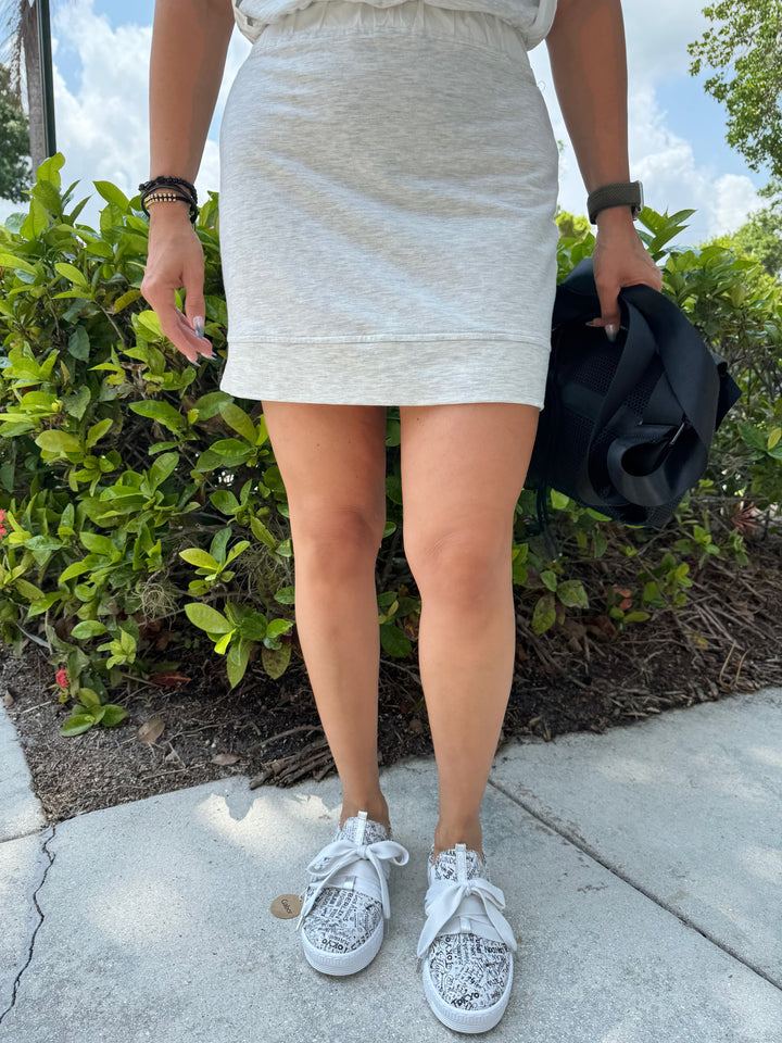 Sundays Tampa Skirt - Light Grey