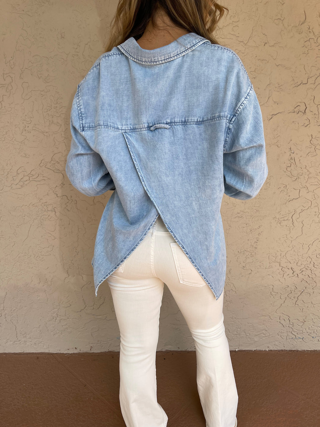 Oversized Chambray Shirt