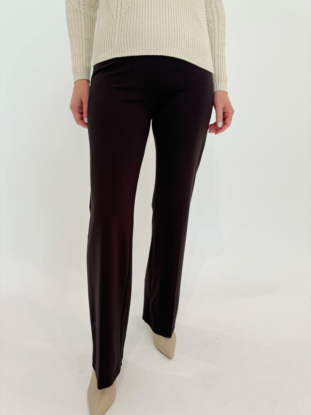 Peace of Cloth Jules Trouser in Paramount Knit - Brown