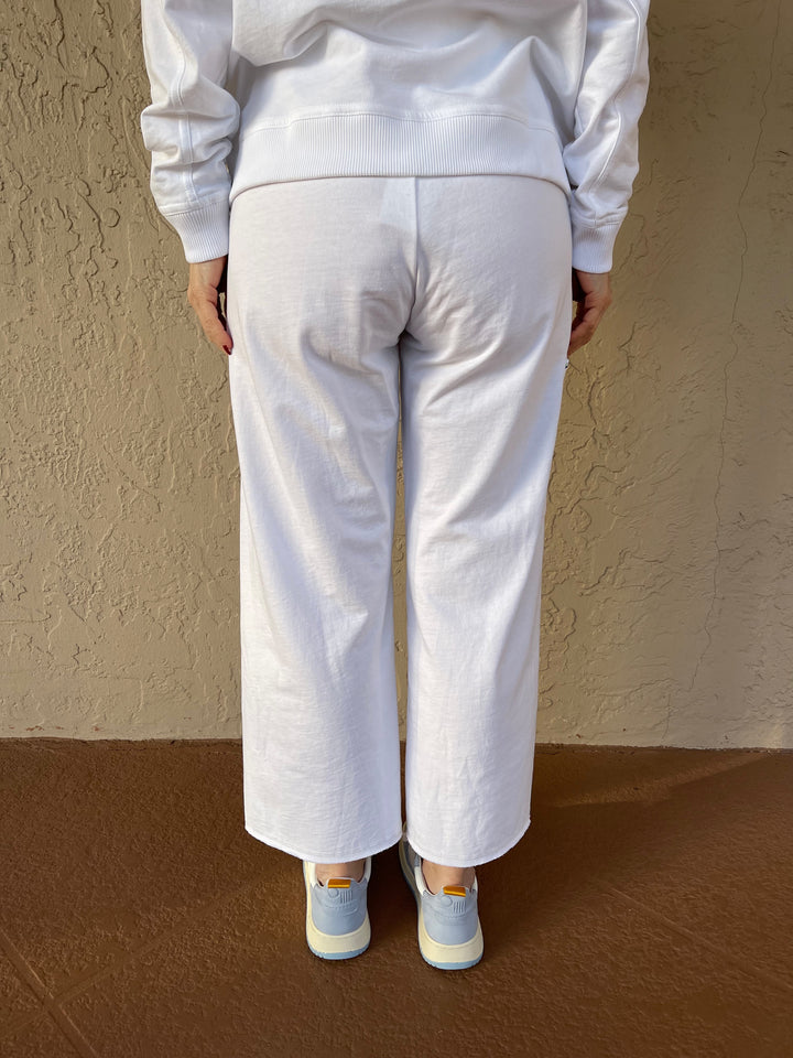 Elliott Lauren Drawstring Sweatpant - White