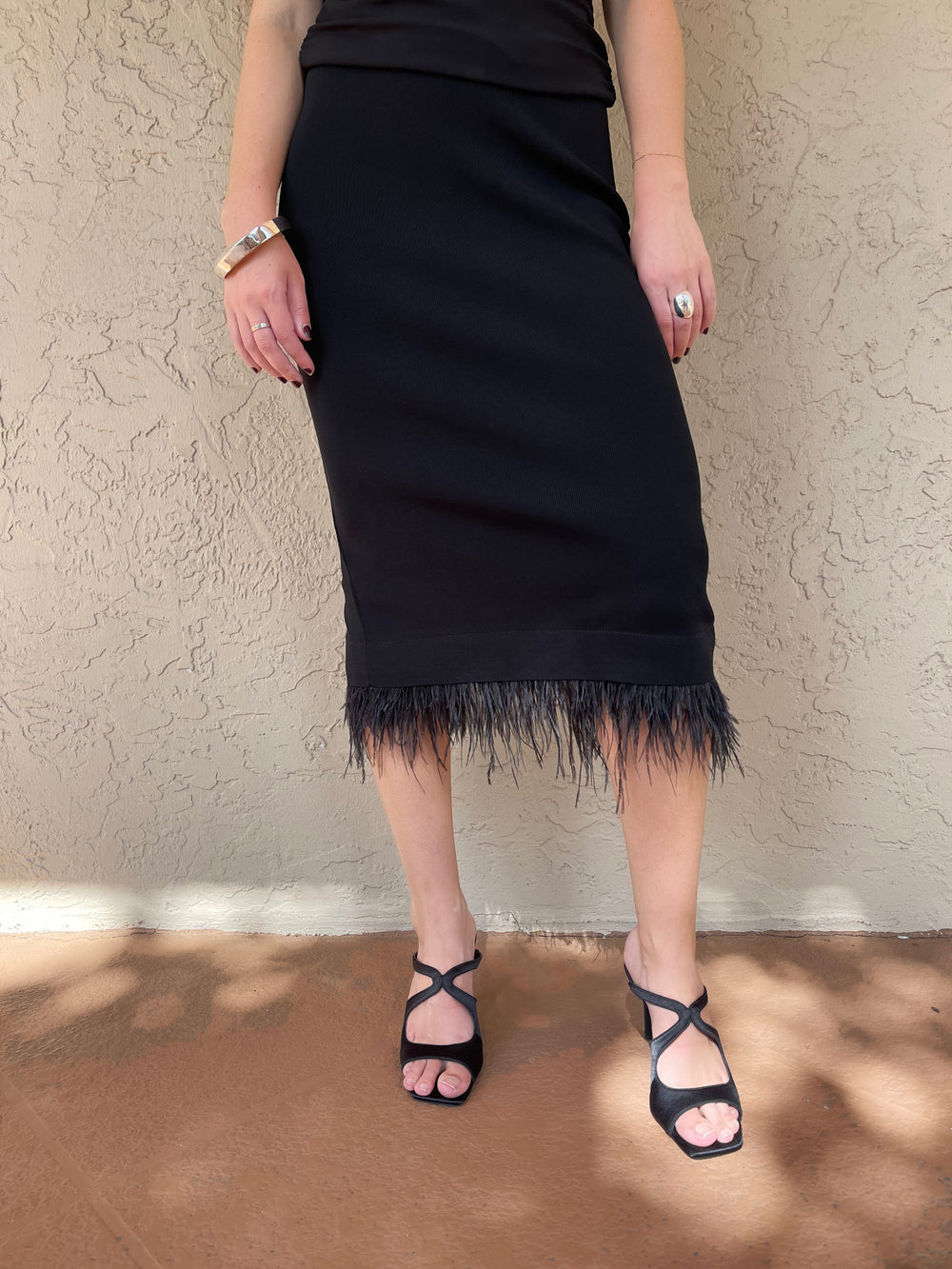 Sylvie Marabou Skirt