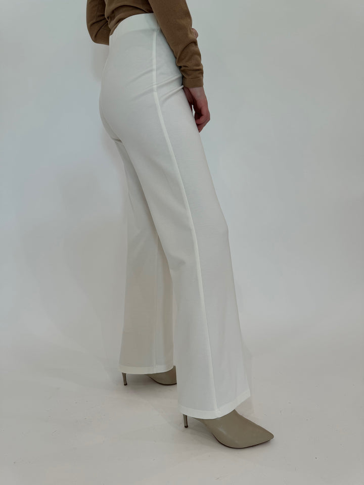 Peace of Cloth Jules Paramount Knit Pants in Oyster available at Barbara Katz