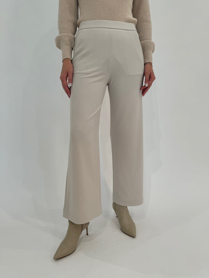 Raffaello Rossi Palina 6/8 Culotte Pants in Wool White