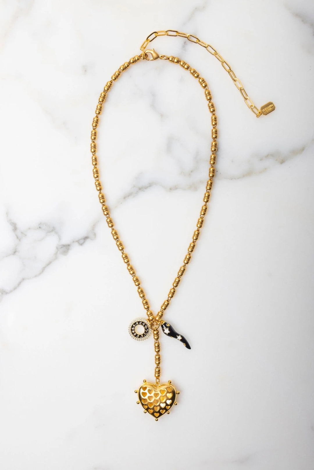 Elizabeth Cole Jewelry Keira Necklace - Gold available at Barbara Katz