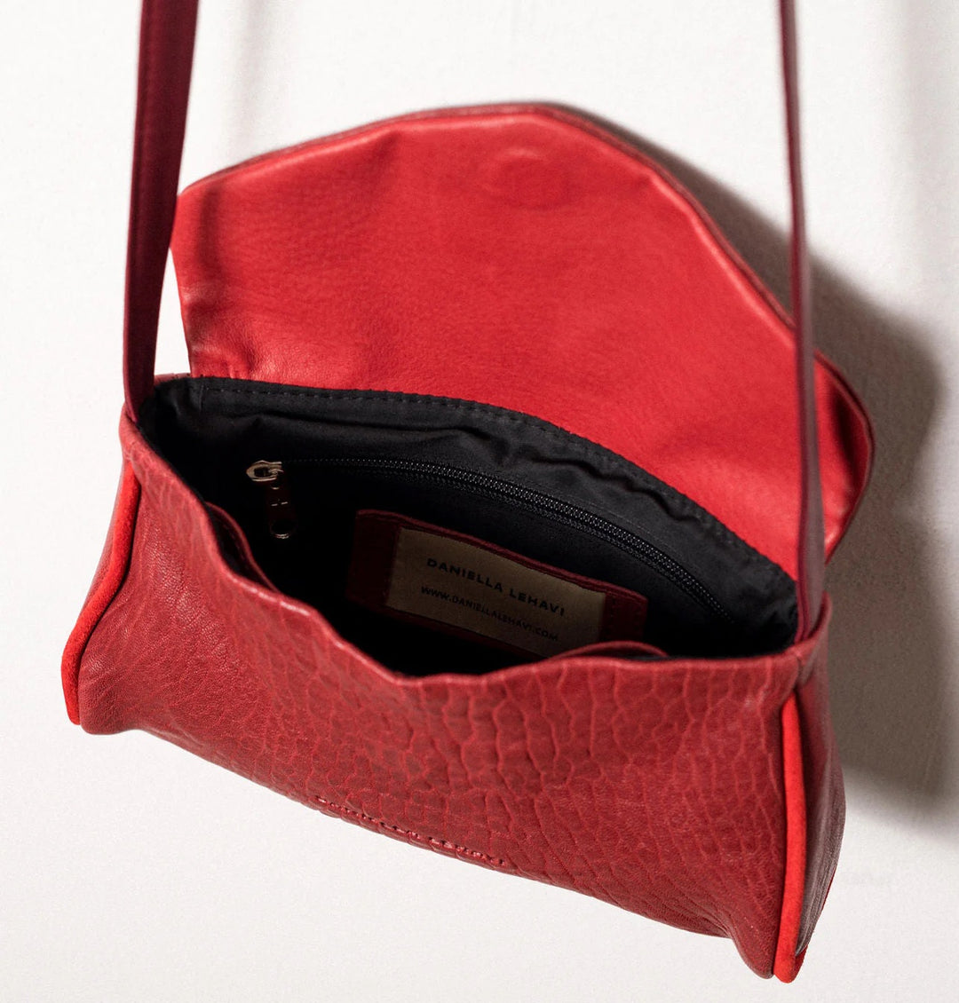 Daniella Lehavi Kensington Envelope Clutch in Red available at Barbara Katz