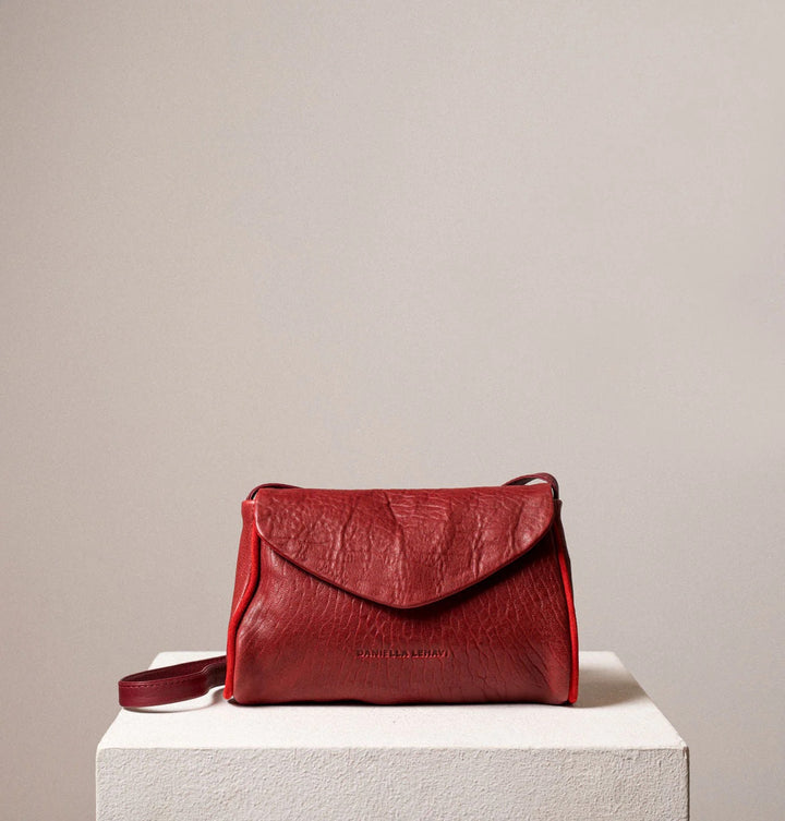 Daniella Lehavi Kensington Envelope Clutch in Rosso available at Barbara Katz