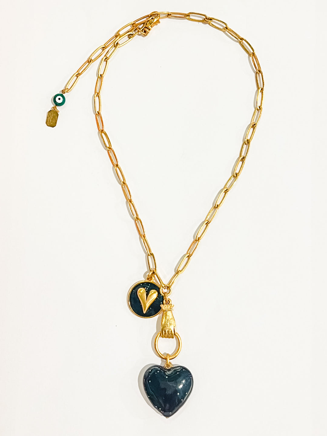 Elizabeth Cole Jewelry Morrigan Necklace - Black available at Barbara Katz