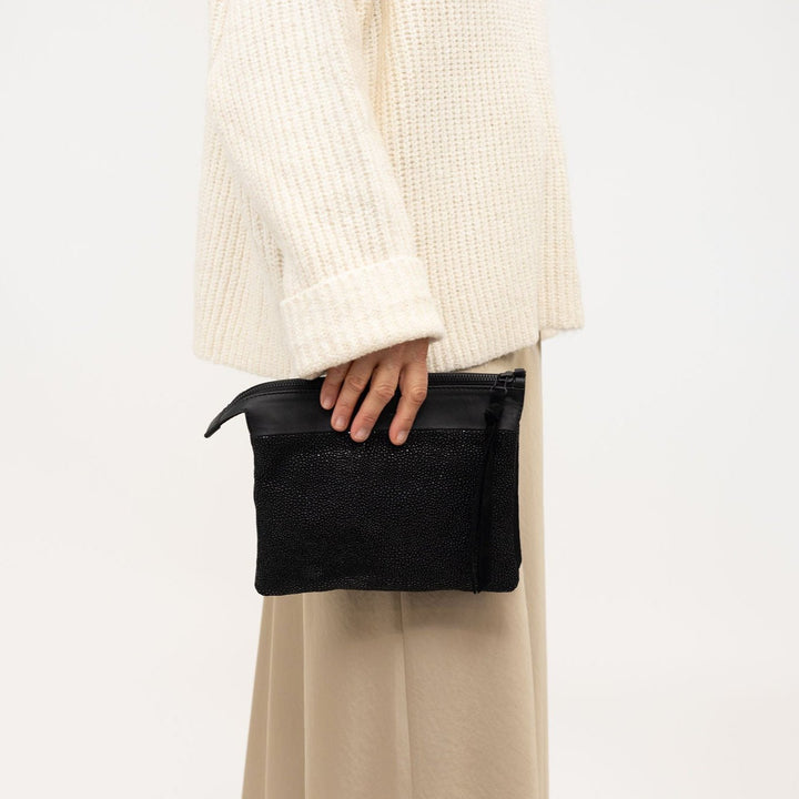 Daniella Lehavi Charleston Pitanga Mini Bag in Dazzle Black available at Barbara Katz