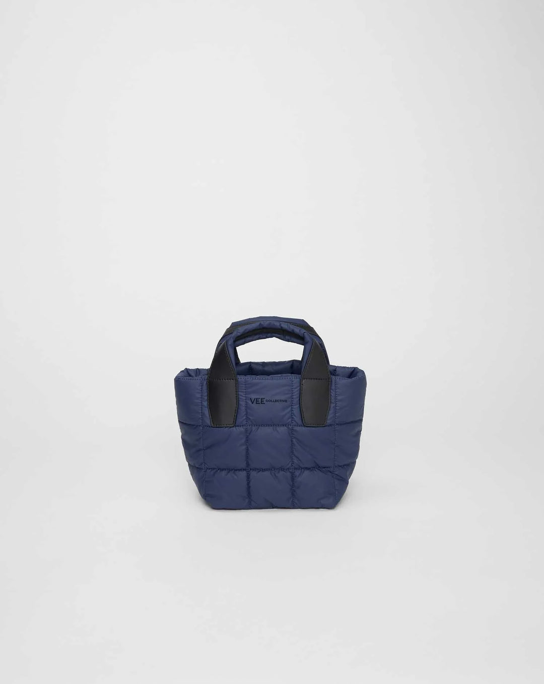 Vee Collective Porter Tote Mini Quilted Bag in Deep Sea available at Barbara Katz