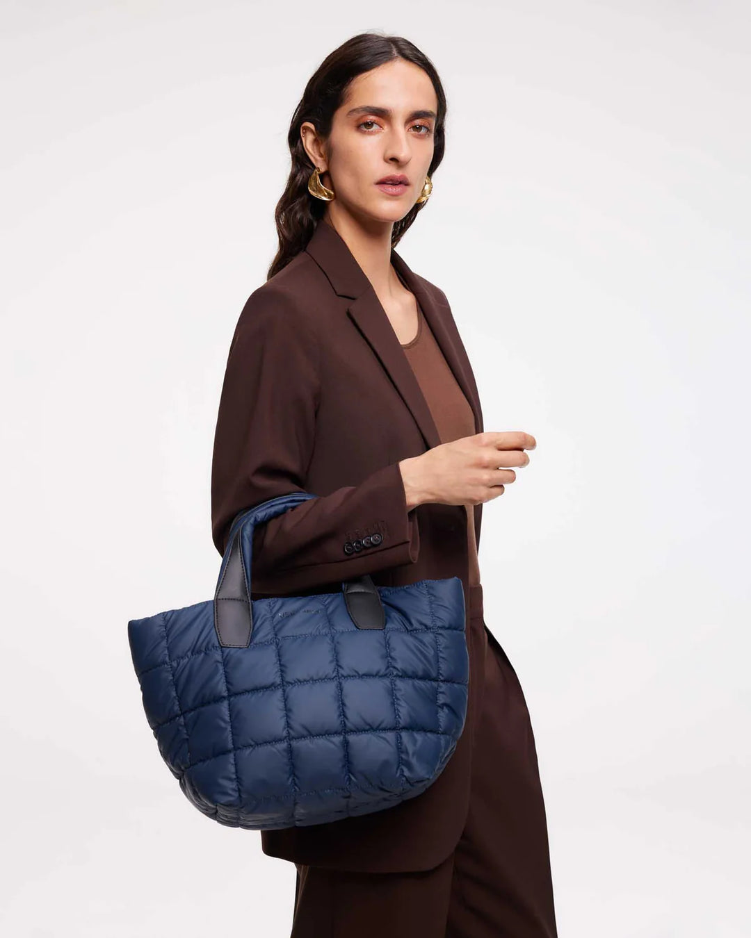 Vee Collective Porter Tote Small in Deep Sea available at Barbara Katz