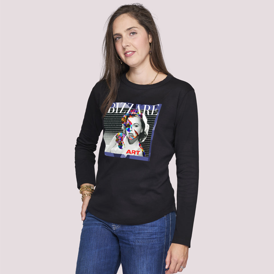 Suzi Roher The Catherine Long Sleeve Tee - Bizzare Art