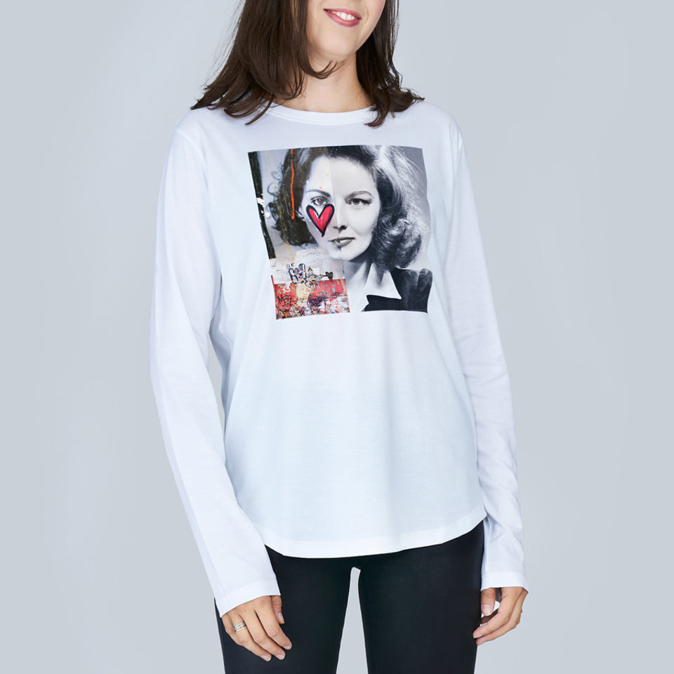 Suzi Roher The Catherine Long Sleeve Tee - The Hepburns