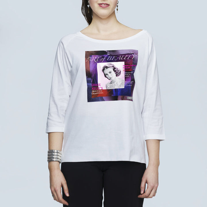 Suzi Roher The Bailey 3/4 Sleeve Tee - Art of Beauty