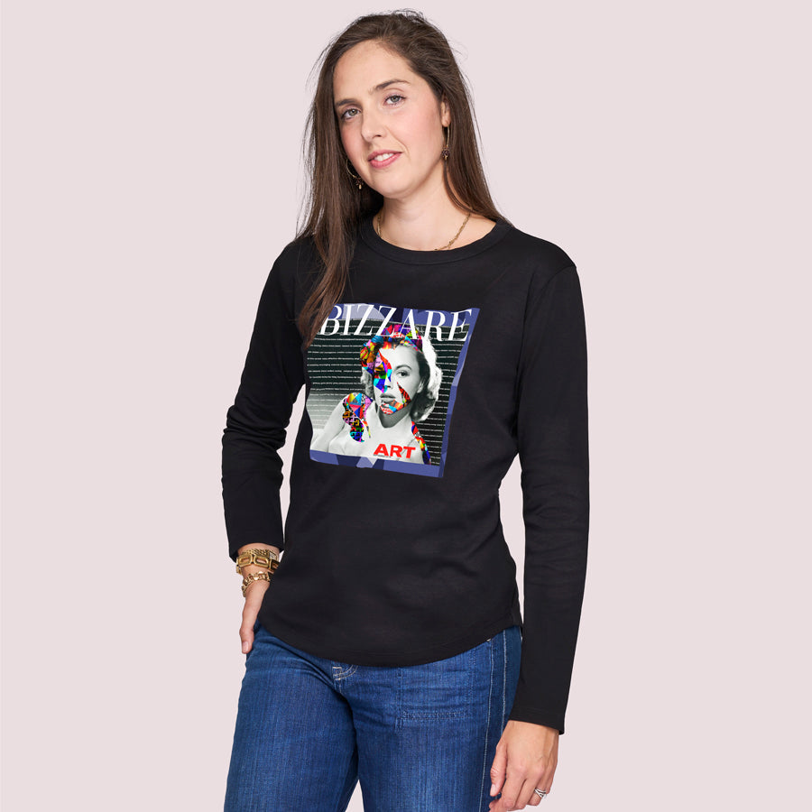 Suzi Roher The Catherine Long Sleeve Tee - Bizarre Art