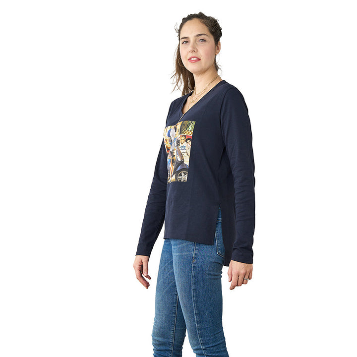 Suzi Roher The Violet Long Sleeve Tee - Come Together