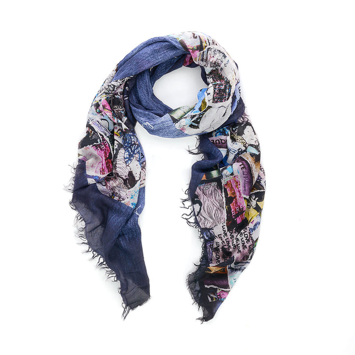 Suzi Roher Ampersand in Blue Scarf