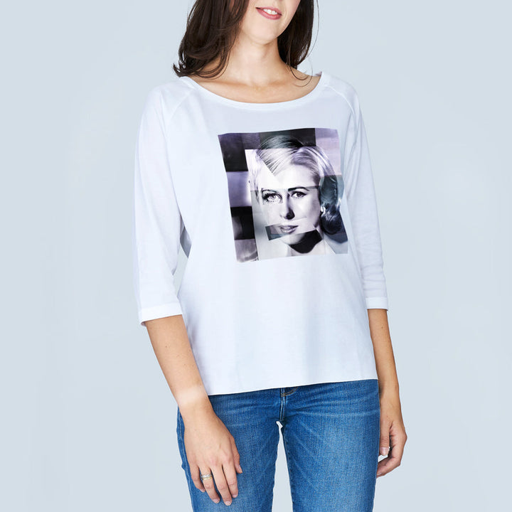 Suzi Roher The Bailey 3/4 Sleeve Tee - Audrey, Lauren, Twiggy