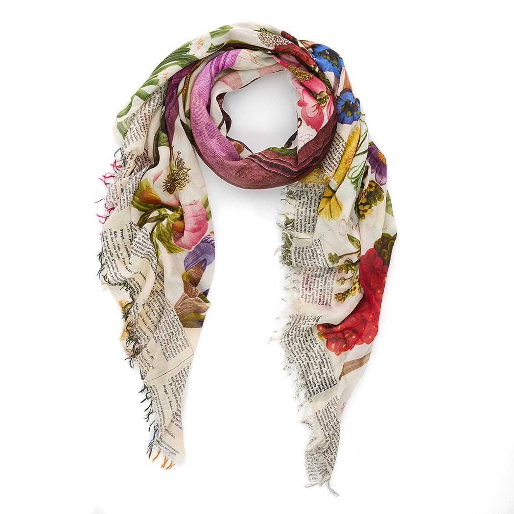 Suzi Roher Flore Francaise Scarf