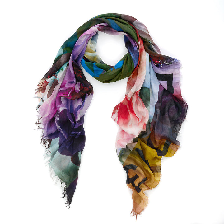 Suzi Roher Kim Flowers 713 Scarf