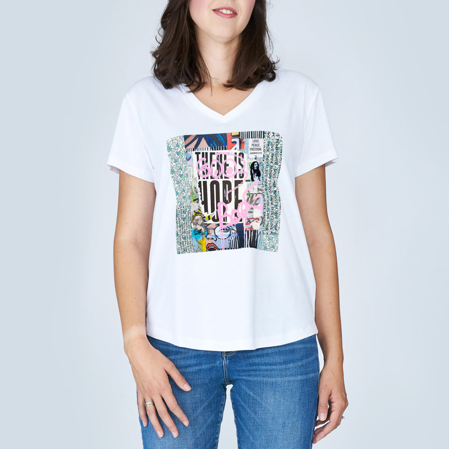 Suzi Roher The Viv T-Shirt - There is Hope