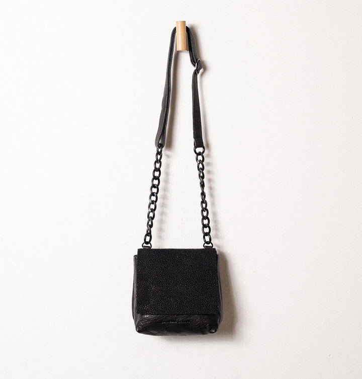 Daniella Lehavi Tutsi Mini Crossbody Bag in Dazzle Black available at Barbara Katz