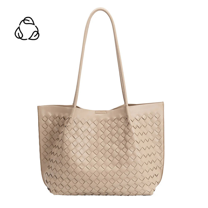 Melie Bianco Victoria Medium Tote Bag - Taupe