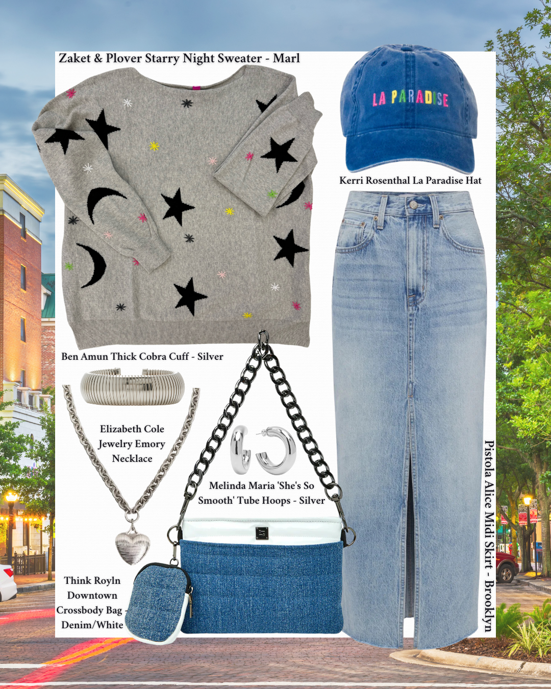 How to Wear Zaket & Plover Starry Night Sweater - Marl style guide