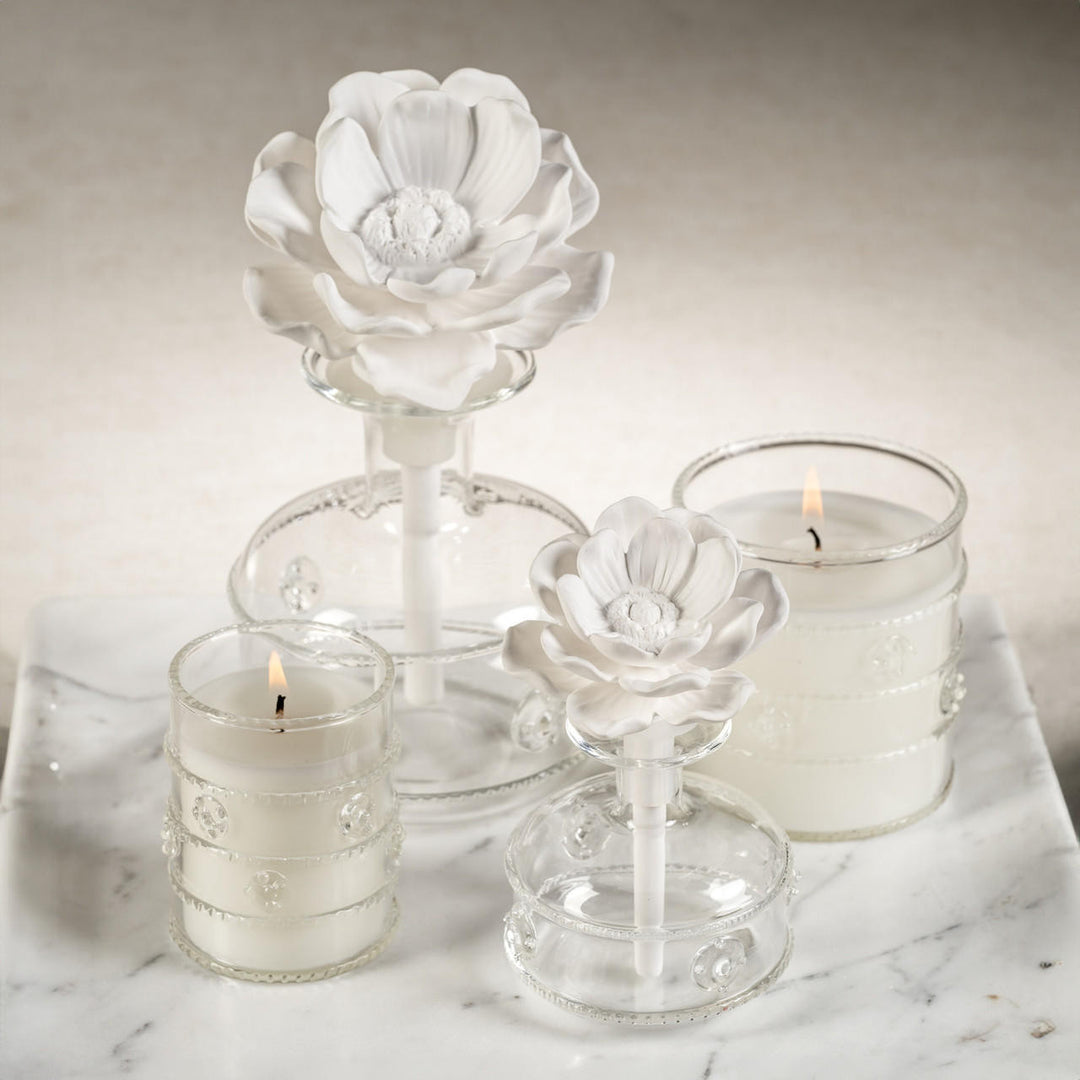 Zodax Grand Casablanca Porcelain Diffuser - Water Lotus available at Barbara Katz