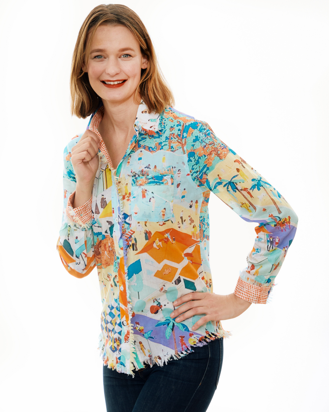 Cape Cod Tunic 'The Beach' Print