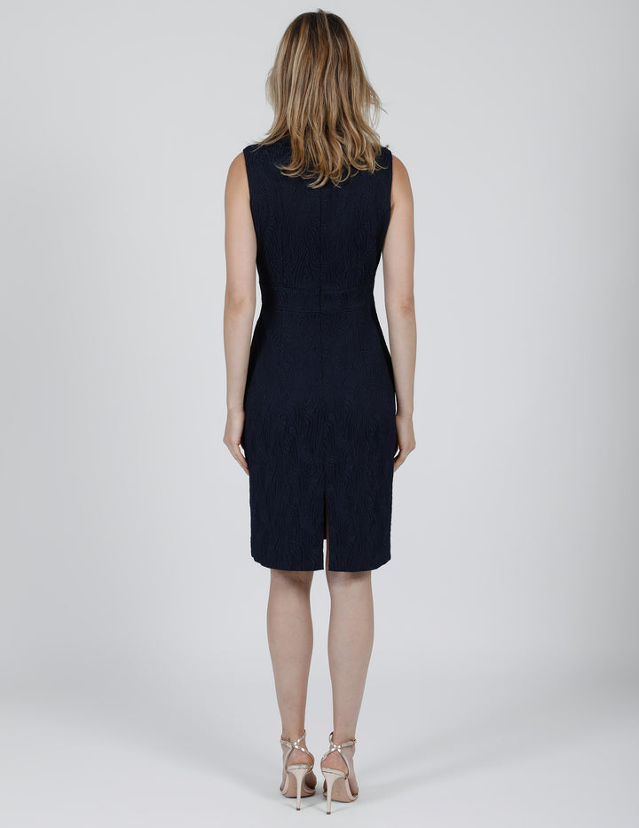 Matte Lasse Sheath Dress