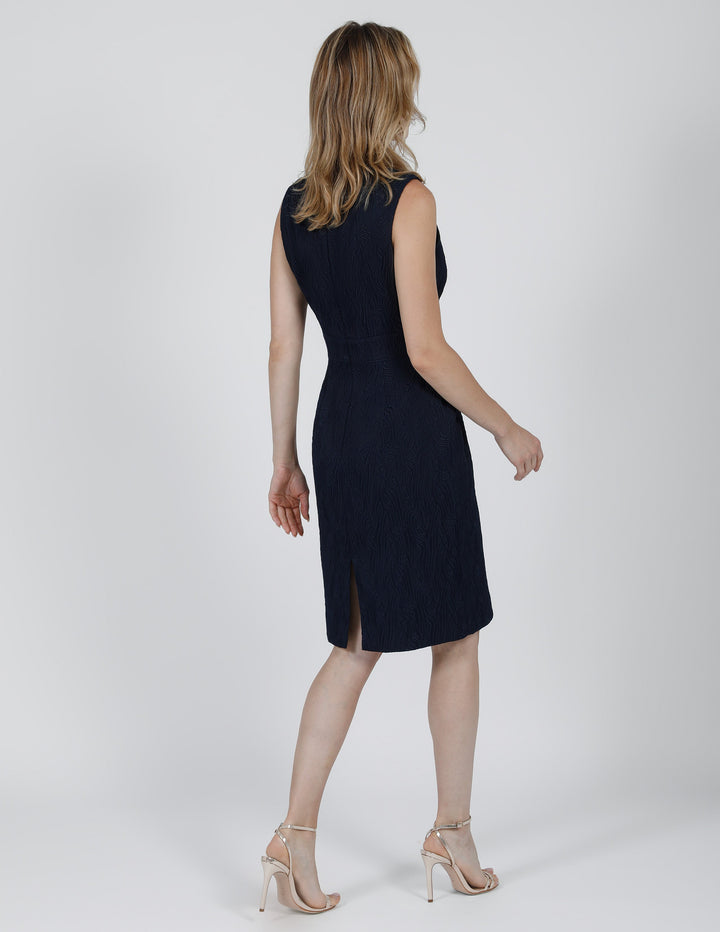 Matte Lasse Sheath Dress